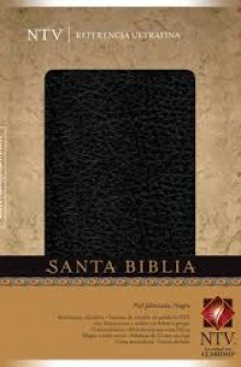 Santa Biblia NTV, Edici�n de referencia ultrafina, Sentipiel Negro de Tyndale