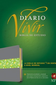 Biblia de estudio del diario vivir NTV (Letra Roja, SentiPiel, Gris/Verde) de Tyndale