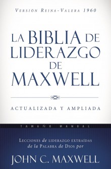La Biblia de liderazgo de Maxwell RVR60 Tamaño manual