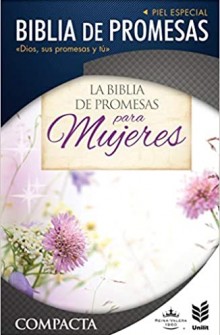Biblia de Promesas para Mujeres / compacta / Reina Valera 1960 / piel especial floral  de Editorial Unilit
