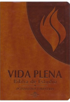 Biblia de Estudio de la Vida Plena Actualizada y Ampliada: Reina Valera 1960 Cuero Caf�