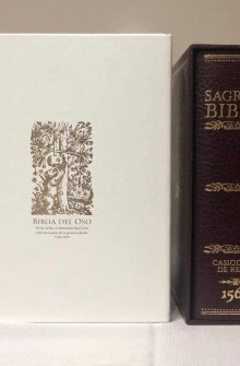 Biblia del Oso 1569 Tapa dura de Casiodoro de Reina