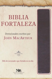 Biblia Fortaleza Reina Valera 1960 Marr�n de John MacArthur 