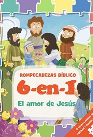 6 -en- 1 Biblia de ni�os RCB: El amor de Jes�s (Rompecabezas B�blico 6 En 1)
