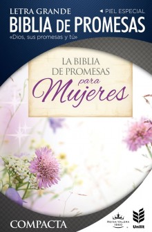 Biblia de Promesas Reina Valera 1960 / Compacta / Floral / Cierre de Editorial Unilit