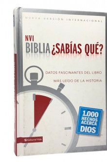 Biblia NVI �Sab�as Qu�? Tapa Dura de Nueva Versi�n Internacional 