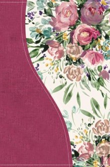 Biblia de una joven conforme al coraz�n de Dios: Lujo Floral de Elizabeth George