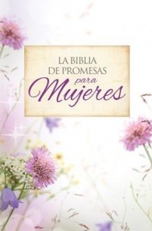 Biblia De Promesas Letra Grande Piel Especial Floral RVR 1960 Cierre de Editorial Unilit