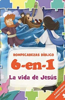 6 -en- 1 Biblia de ni�os RCB: La vida de Jes�s (Rompecabezas B�blico 6 En 1) de Scandinavia Publishing House