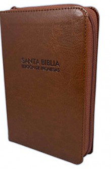Biblia de Promesas Compacta RVR 1960, con cierre y �ndice marr�n de Editorial Unilit