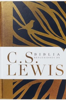 Biblia Reina Valera Revisada Reflexiones de C. S. Lewis Tapa dura Negro de C. S. Lewis
