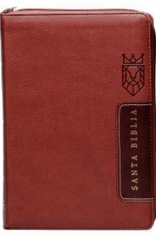 Biblia Reina Valera 1960 Letra Grande Caf len Tamao Manual con Cierre e ndice de Broadman & Holman