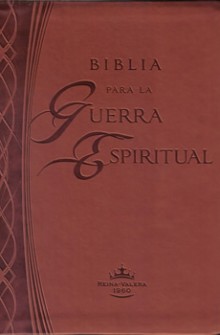 Biblia Reina Valera 1960 para la Guerra Espiritual Imitaci�n cuero color caf� de Casa Creacion
