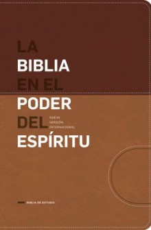 La Biblia en el Poder del Espiritu, Imitaci�n cuero Caf� de Nueva Versi�n Internacional 