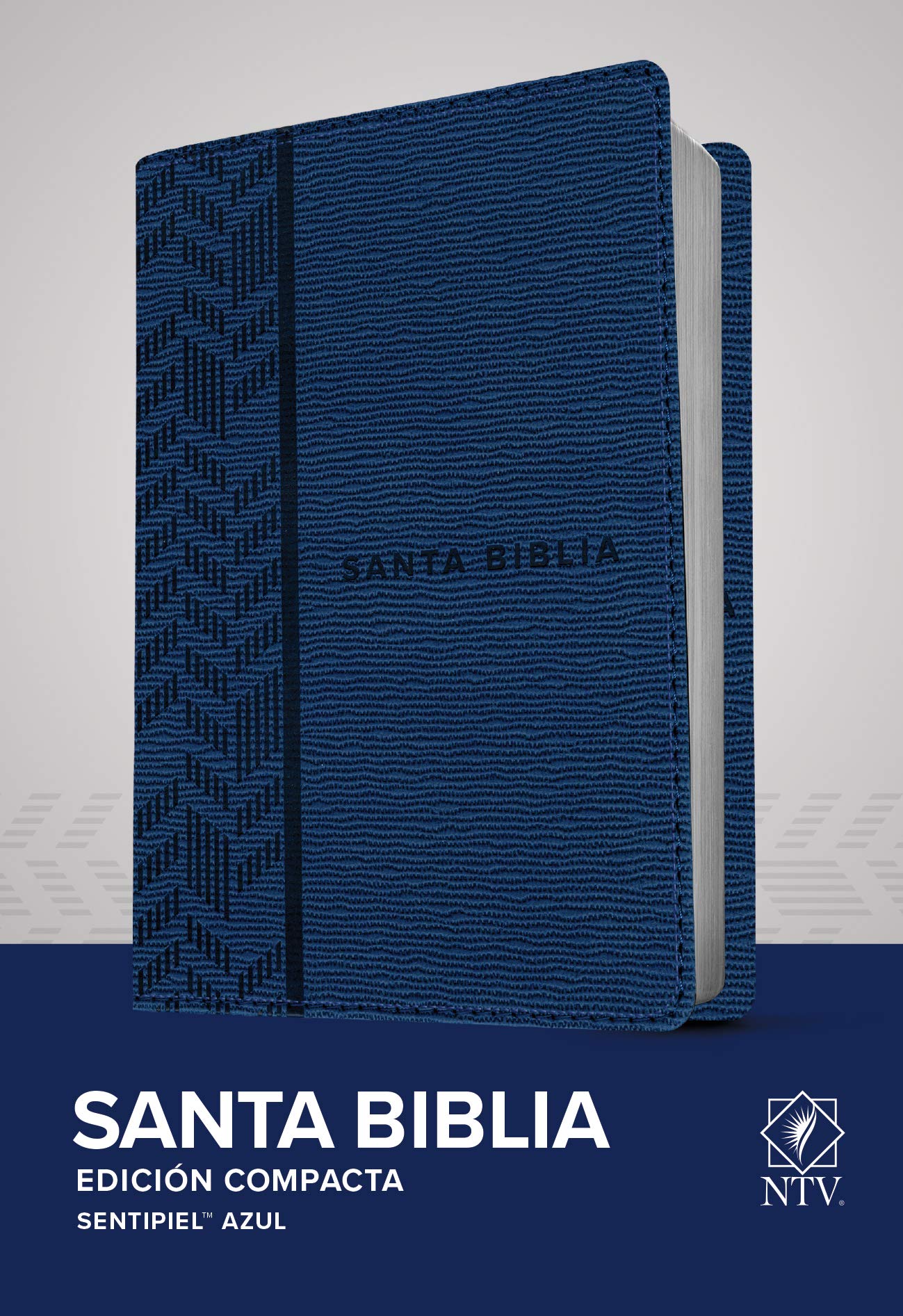Santa Biblia NTV, Edici�n compacta ,SentiPiel, Azul de Tyndale