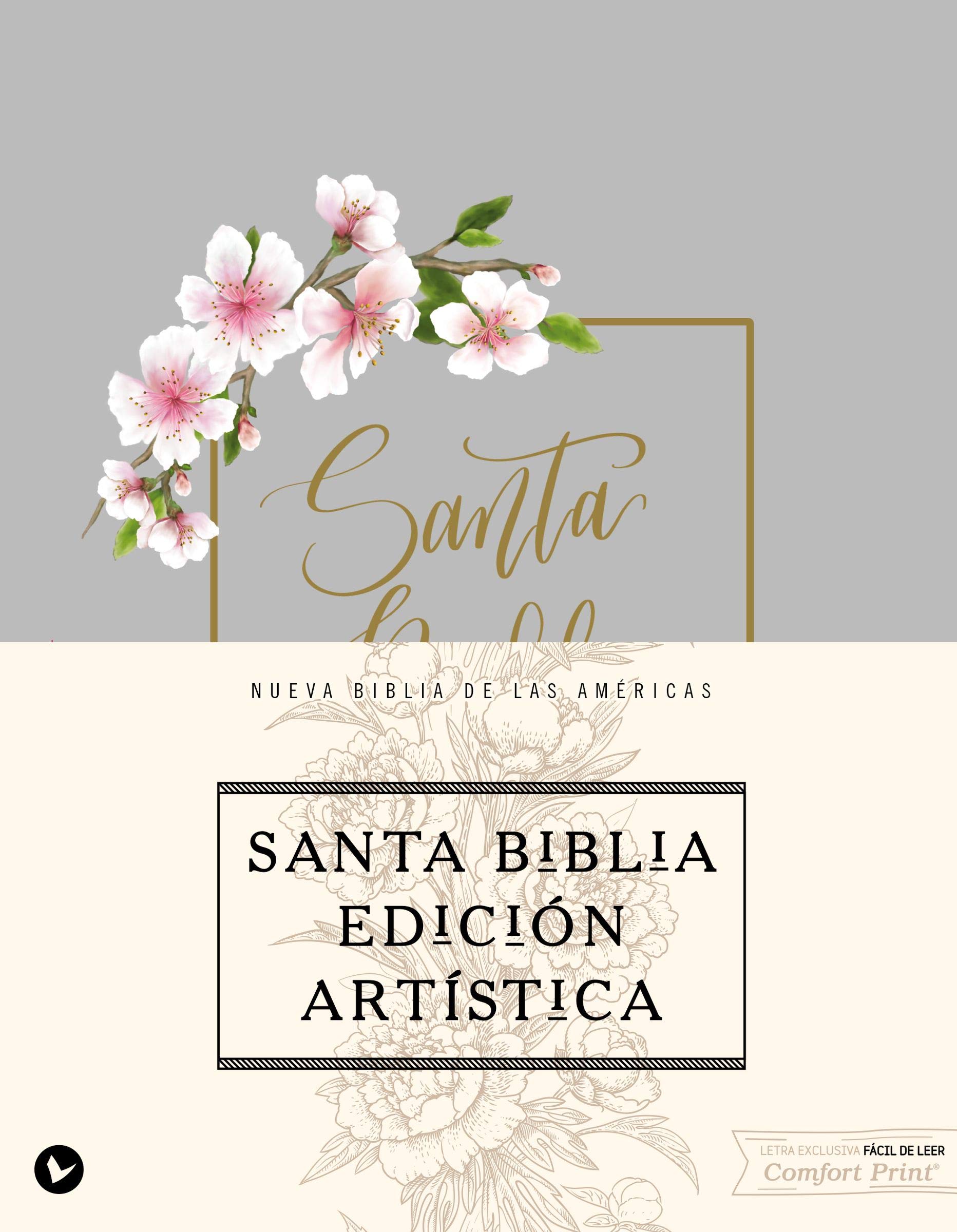 NBLA Santa Biblia Edici�n Art�stica, Tapa Dura/Tela, Canto con Dise�o, Edici�n Letra Roja de Editorial Vida