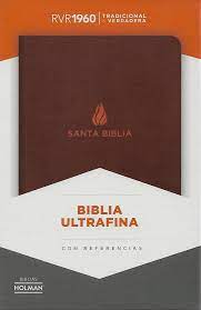 Biblia RVR1960 Ultrafina con Referencias Marr�n>