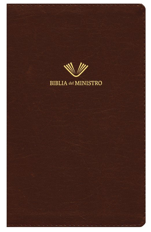 Biblia del ministro RVR 1960 marrón Sentipiel