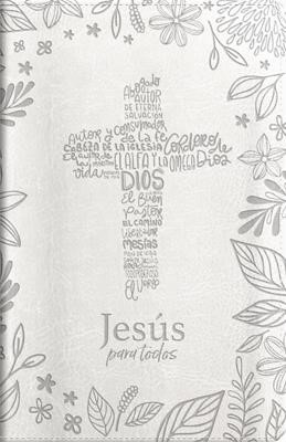 Biblia de Promesas Reina Valera 1960 Jes�s para todos Letra Grande Blanco Marfil